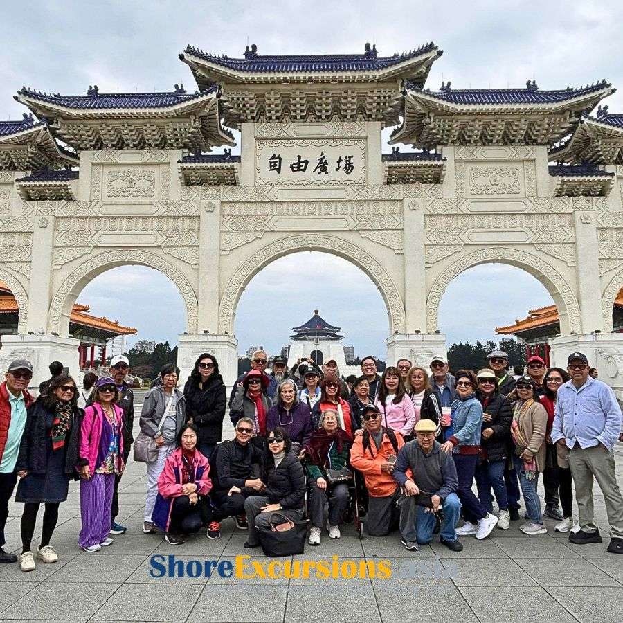 China Shore Excursions guests during a guided trip in China