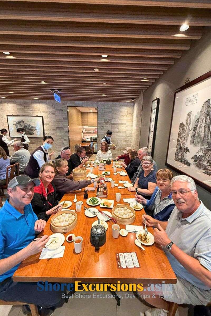 China Shore Excursions guests posing together during their trip