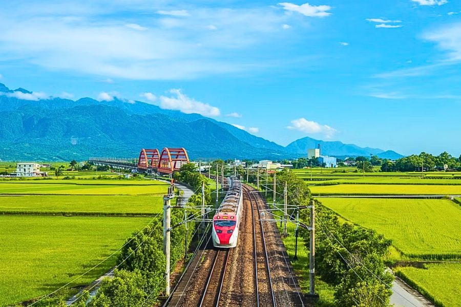 Hualien countryside railway
