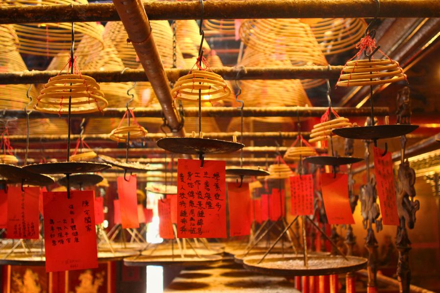 Man Mo Temple in Hong Kong