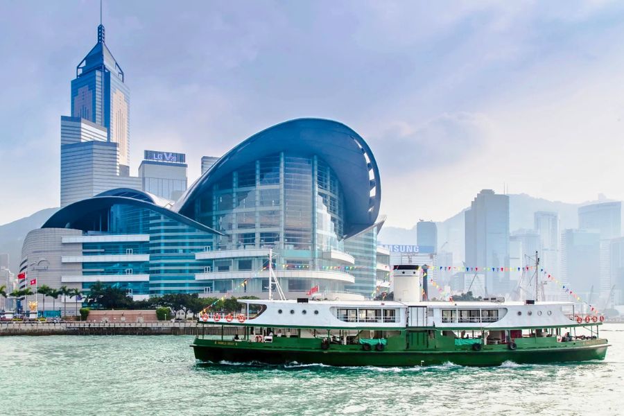 Star Ferry across Victoria Harbour