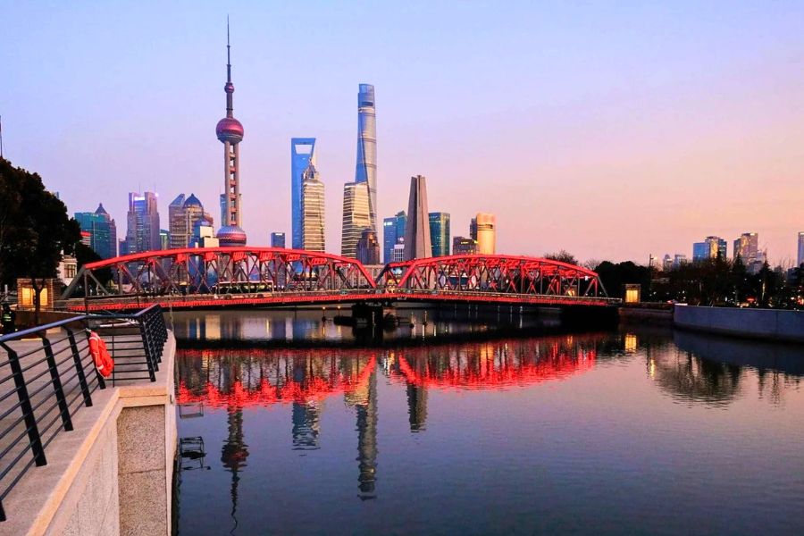 Suzhou Creek in Shanghai