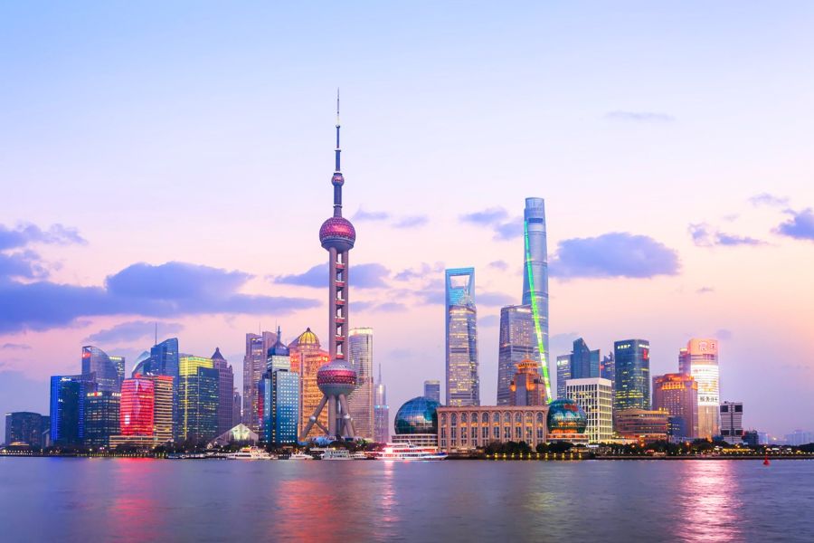 The Bund in Shanghai