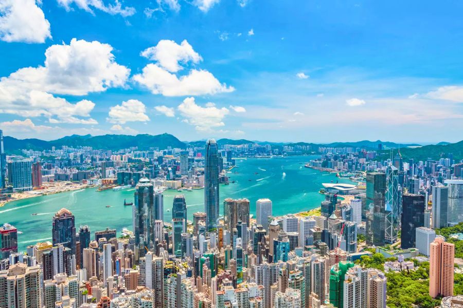 Victoria Peak Hong Kong view